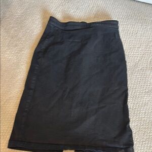Classic Black Pencil Skirt Knee-Length Workwear